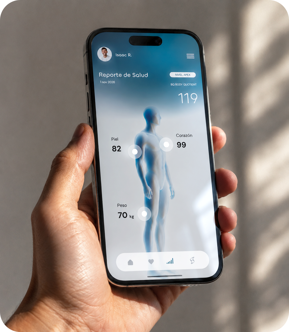 Your health. Your data.
Your next move.