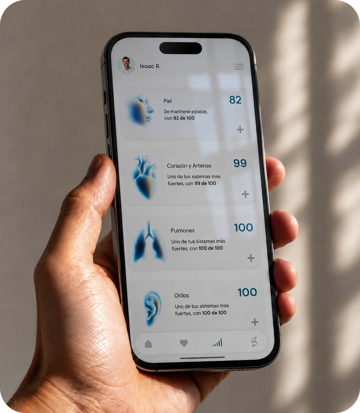Your health. Your data.
Your next move.
